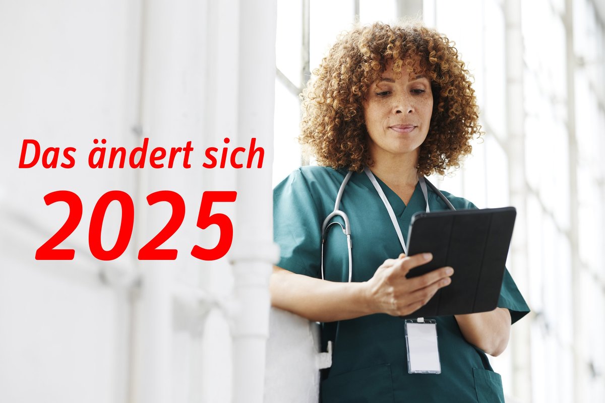 vdek_SL's tweet photo. Was ändert sich für Versicherte in der #GKV & der sozialen #Pflege|versicherung 2025❓ Ob #Digitalisierung, höhere Beiträge oder das #AmalgamVerbot - 2025 bringt zahlreiche Änderungen im #Gesundheitswesen.
Mehr Informationen unter 👉https://t.co/MJguBA1sda https://t.co/kfFRZKWuKr