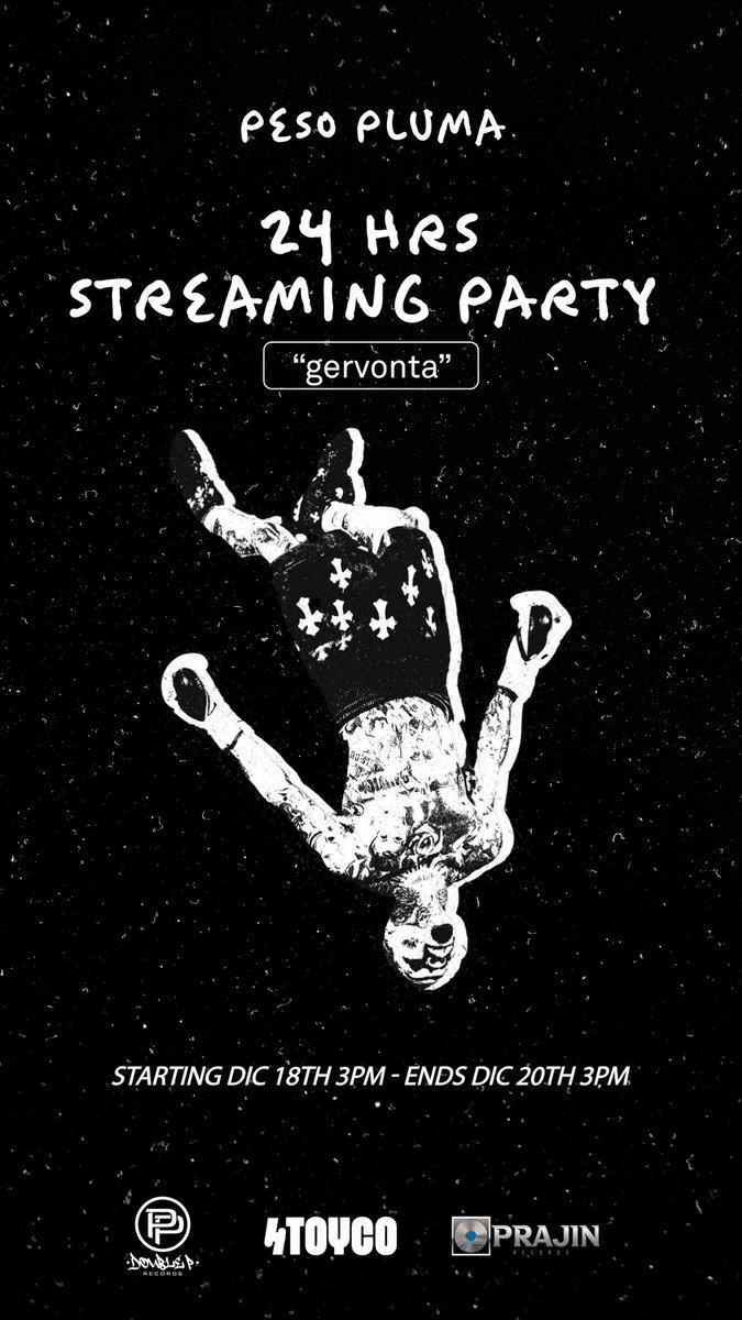 DoblePCharts's tweet photo. Streaming 24/7 junto a StayCo para “gervonta” 🔥

Únanse 👇🏼

🔗: https://t.co/40k6DBGKiZ https://t.co/V1GGSsWSW7