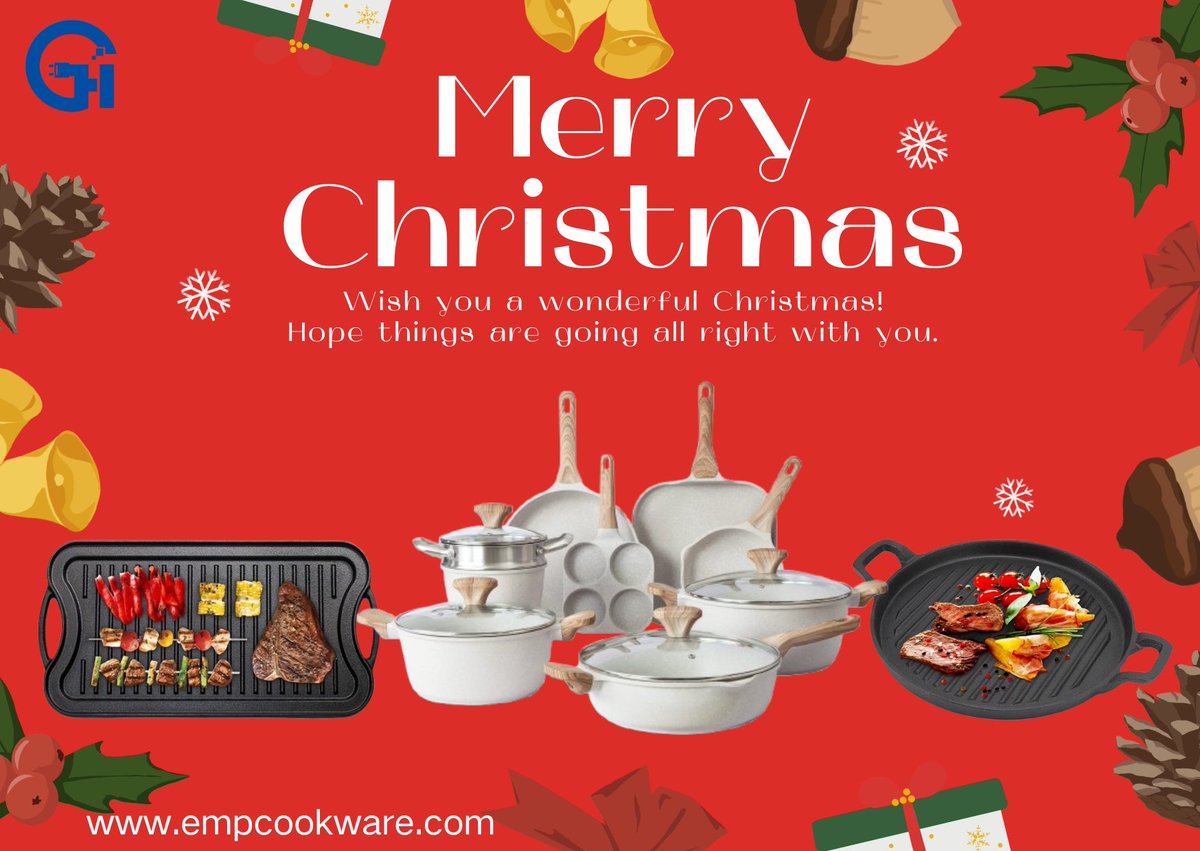 🎄 Merry Christmas from EMP Cookware! 🎅✨
Wishing you joy, warmth, and delicious meals this holiday season! 🎁
Explore our cookware: empcookware.com

#MerryChristmas #EMPcookware #HappyHolidays