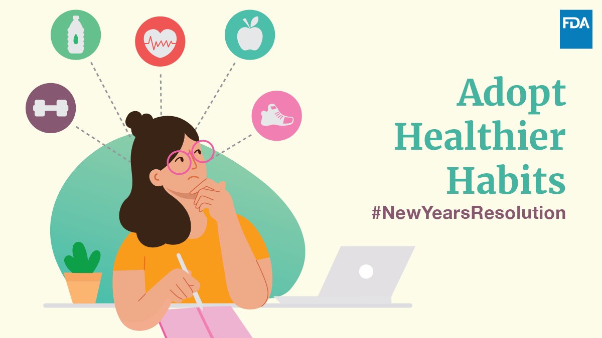 2025 is almost upon us! If you haven’t made your #NewYearsResolution yet, consider making heart-healthy choices: eating healthier, limiting alcohol, and being more physically active. fda.gov/consumers/mino…

#nyresolution