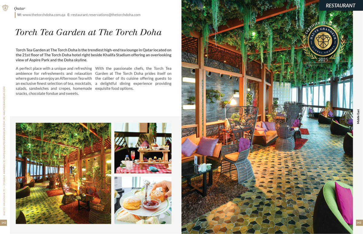 Check out this month’s feature on The Torch Doha in Haute Grandeur Magazine!
Read more: bit.ly/41DkzsF
<a href="/HauteGrandeur/">Haute Grandeur</a>