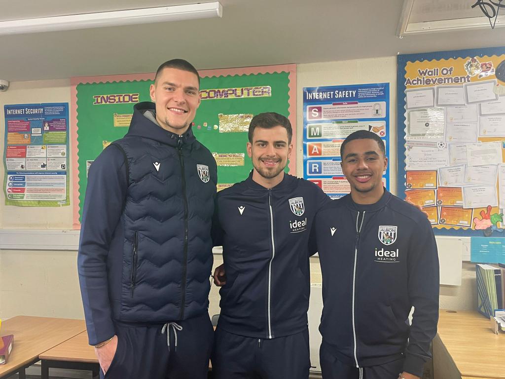 We were delighted to welcome  <a href="/WBAFoundation/">The Albion Foundation</a> <a href="/WBA/">West Bromwich Albion</a> into the secondary site for a players meet and great. The pupils loved it and the players were amazing. Many thanks
