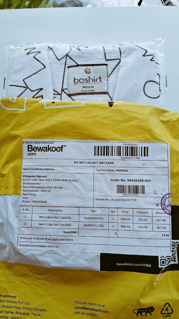 dsvignesh's tweet photo. @bewakoof not delivered the product for order ID 99450222 . I request them to refund my money to source account but no response from @bewakoof team after so many tweets and mails. I have never seen such an worst customer care.@nch1915 @prabhkiran13 @munotster https://t.co/rAdfKfOzbS