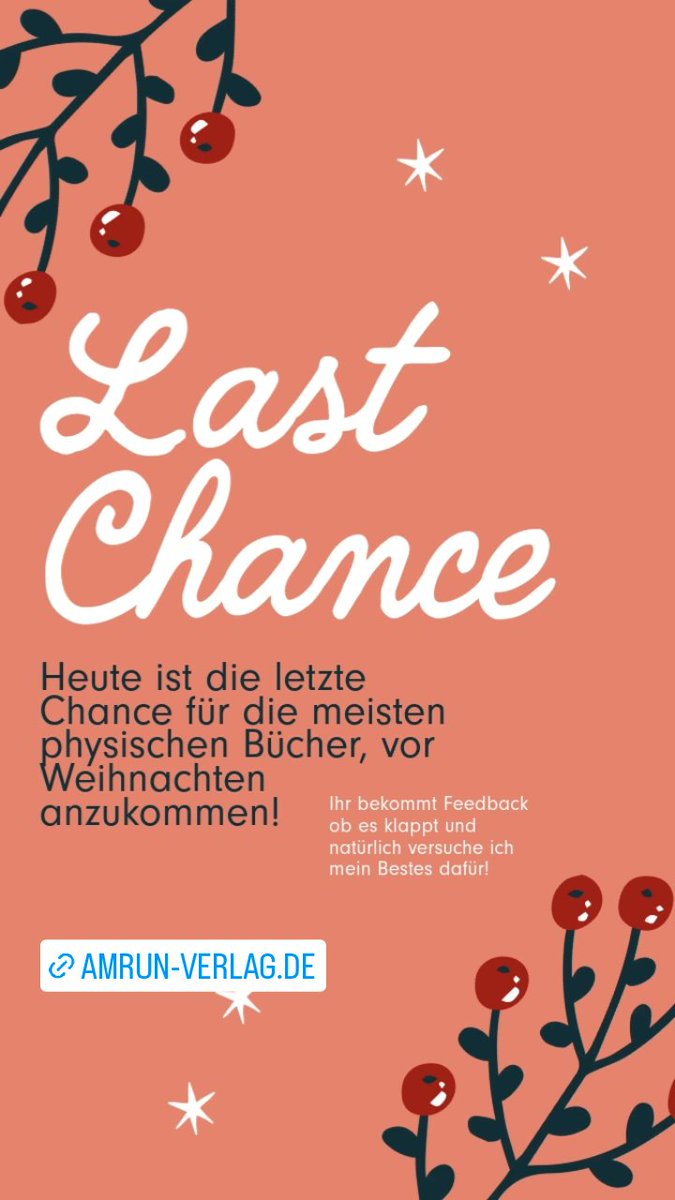 Vielleicht findet ihr noch ein tolles Geschenk auf amrun-verlag.de