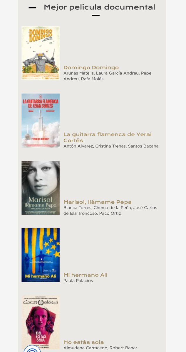 😭🧡 Encara no ho creiem! Gràcies <a href="/Academiadecine/">Academia de Cine</a>