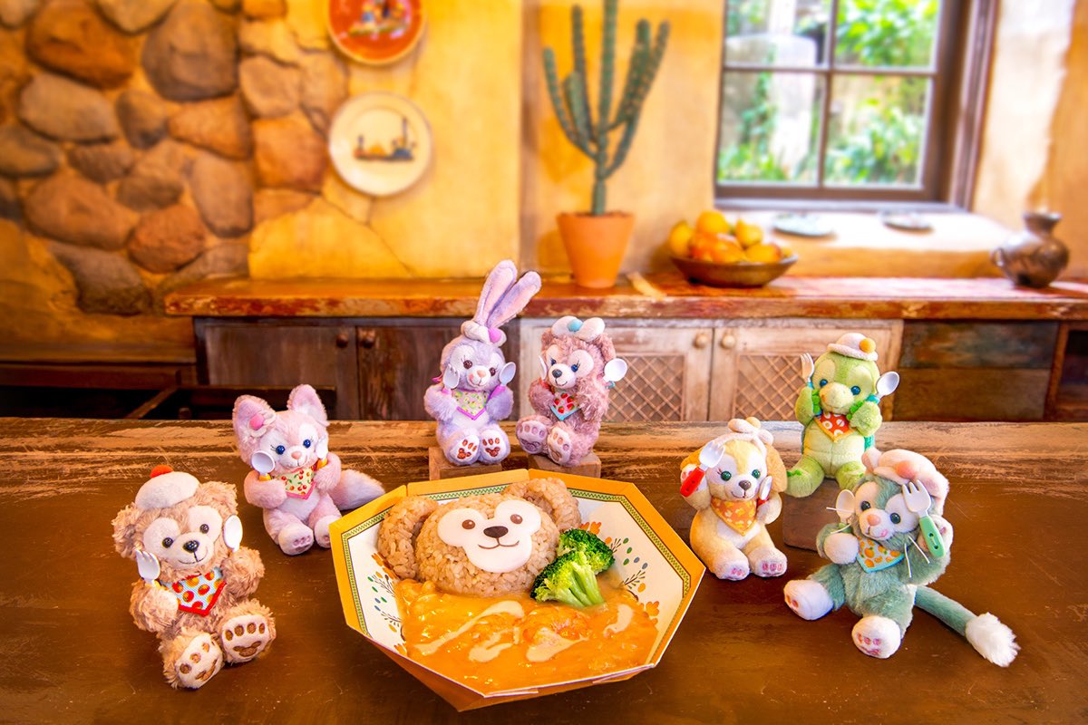 ディズニー　ダッフィー　ワンダフルキッチン　ぬいぐるみバッジ１０個 1月15日より、｢ダッフィー＆フレンズ・ワンダフルキッチン｣の