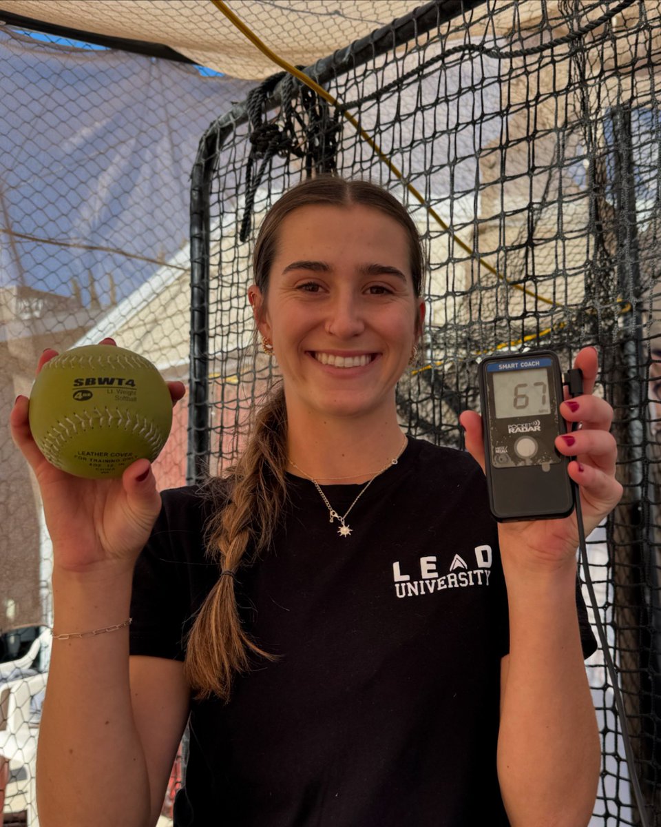 NEW RECORD! 67 MPH (this was with a four ounce ball). Can't wait for the spring season! #softball #pitchers #strikeouts #recruit #softball <a href="/USDSoftball/">San Diego Softball</a> <a href="/SFState_SB/">SF State Softball</a> <a href="/UCSDsoftball/">UC San Diego Softball</a> <a href="/LBSUSoftball/">LBSU Softball</a> <a href="/CSUNSoftball/">CSUN Softball</a>