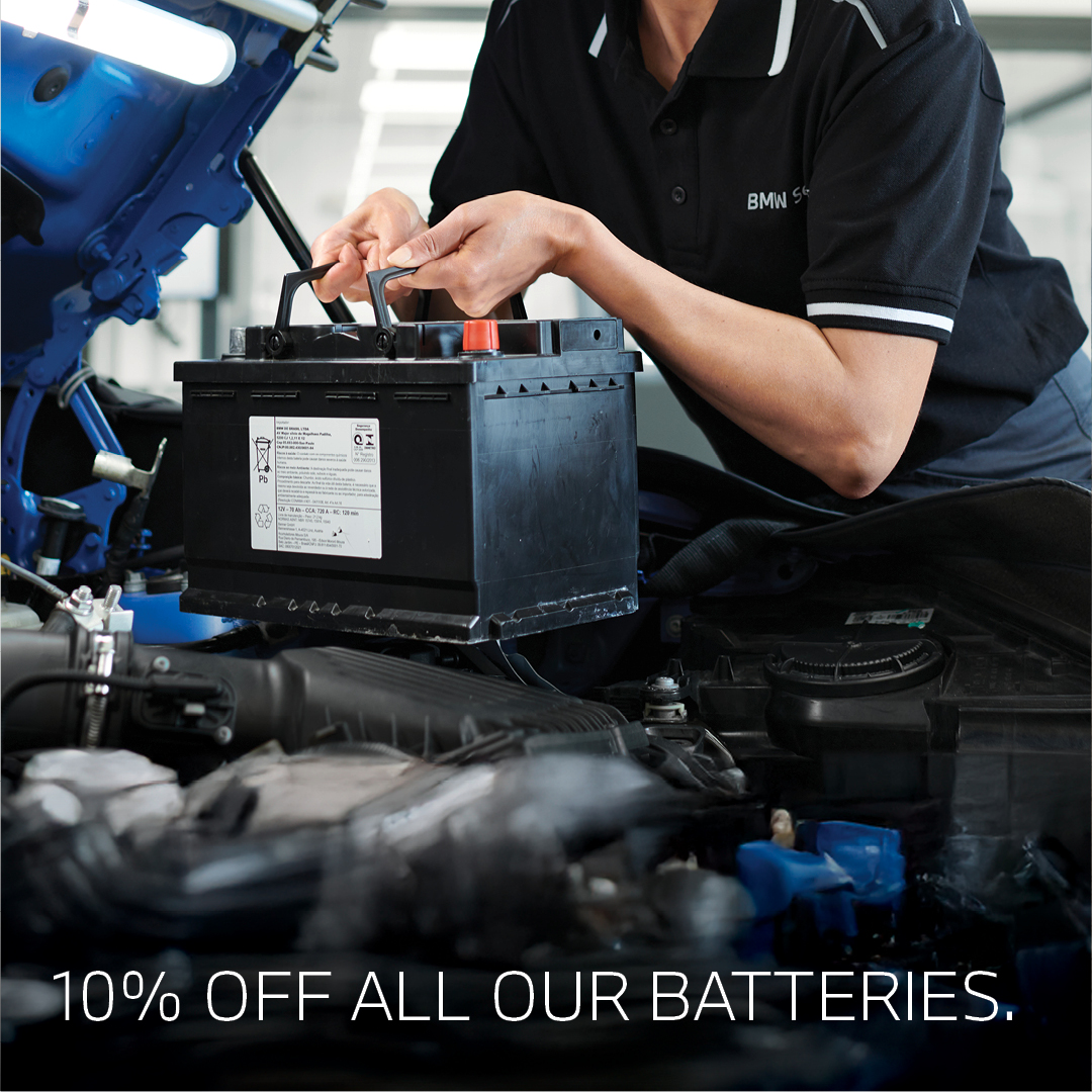 BMWMenlyn's tweet photo. As the holiday season approaches, let’s keep your  BMW starting smoothly into 2025 and way beyond. Enjoy 10% off all our top brand name batteries until the end of December. For more info, contact Sherwin at sherwin.pakkiri@bmw-menlyn.co.za

#BMWMenlyn #CarBatteries https://t.co/mEM9tiJtjz