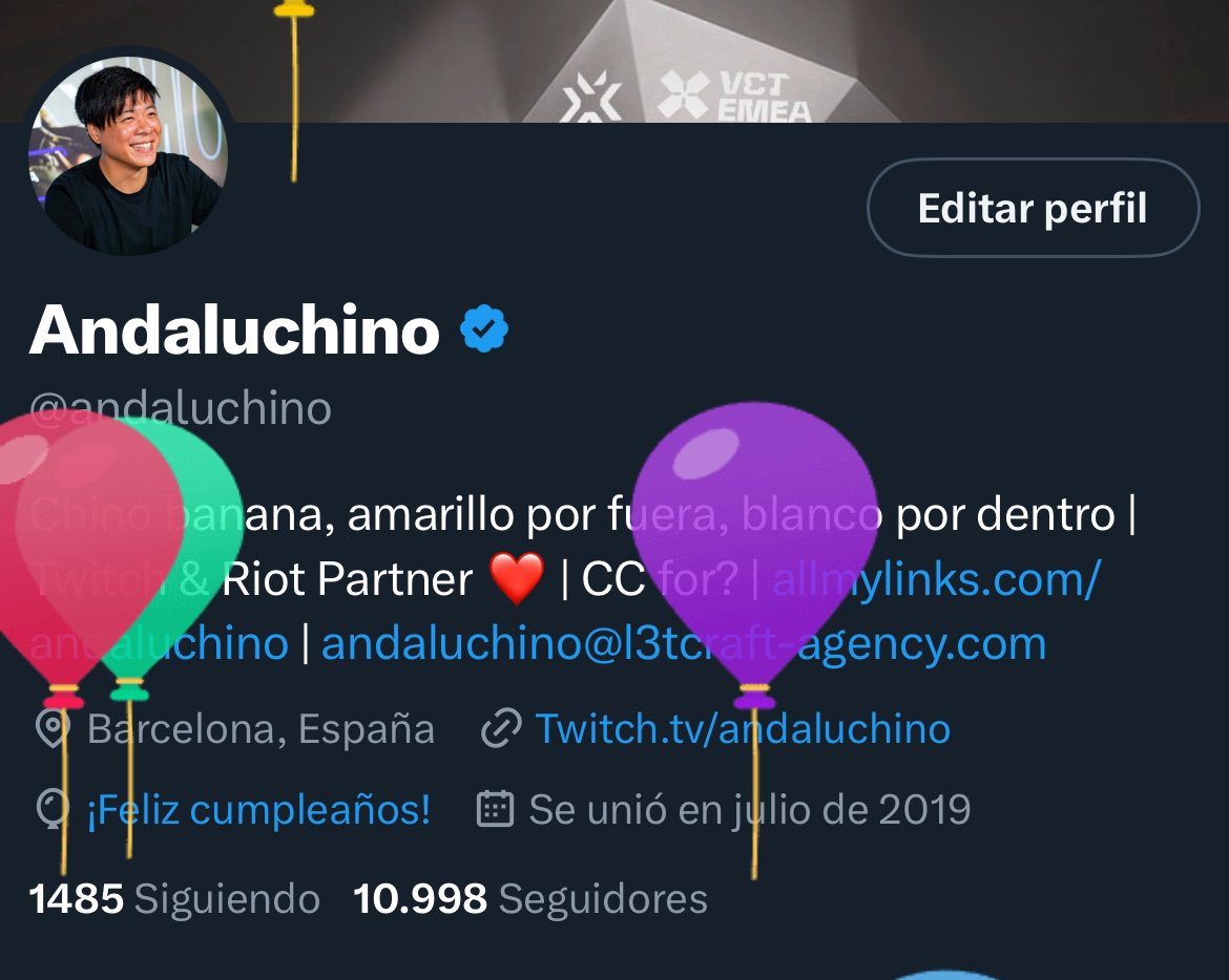 andaluchino's tweet photo. Here we go again, otro año cumpliendo 25 años, bendito elixir asiático de la juventud eterna. https://t.co/jYwitZqra0