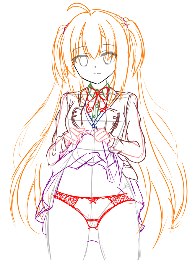 次のラフ
#ゆずソフト 