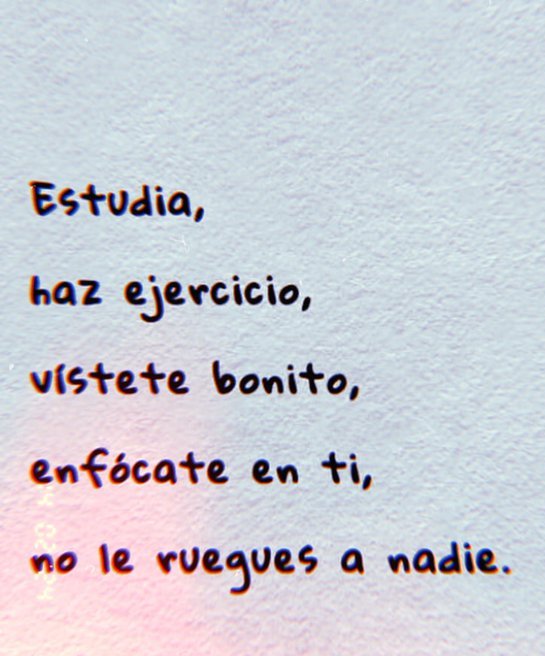 enfócate en tí