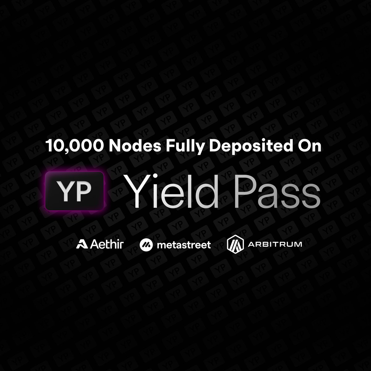 metastreetxyz's tweet photo. UPDATE: In less than 24 hrs, we've reached the max capacity of 10K Node deposits! 

We've also crossed $100M TVL at MetaStreet, with $75M TVL coming from Yield Pass alone 🚀

Follow us on X and our Discord for further updates on upcoming rounds

NodeFi has arrived 🧊💎🙌 https://t.co/eDc35qjprH