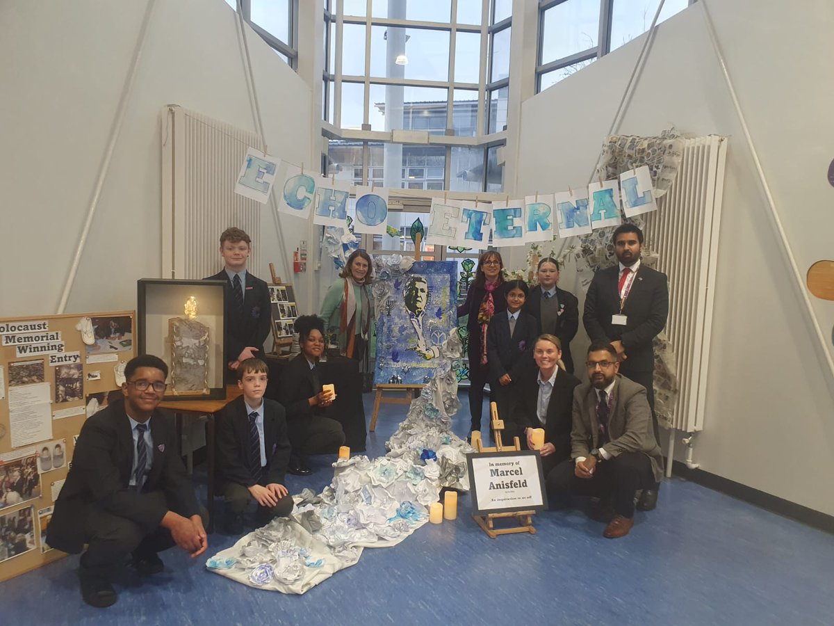 On Wednesday we had the honour &amp; privilege of hosting the family of holocaust survivor Marcel Anisfeld.  This was a moving and powerful afternoon remembering Marcel and ensuring his testimony lives on at Arena Academy. 
<a href="/HMD_UK/">Holocaust Memorial Day Trust</a> <a href="/EchoEternal112/">Echo Eternal</a> <a href="/COREeducate/">CORE Education Trust</a>