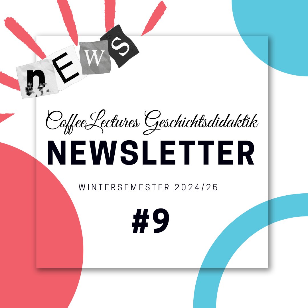 📢 Der neue #Newsletter 📰 der #CoffeeLecturesGeschichtsdidaktik ist da! Wir laden herzlich zur Coffee Lecture im Januar 2025 ein, stellen die Webseite jugendopposition.de und “DDR-Geschichte im Klassenzimmer” vor - in der neunten Ausgabe!  
🔗telegra.ph/Dezember-2024-…