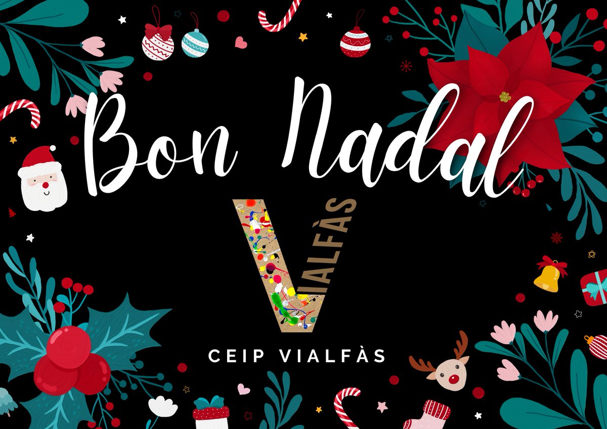 💡Demà celebram la🎄festa de Nadal. El gimnàs s'obrirà a les 9h i les actuacions dels infants començaran devers les 9:15h.

😋 Posteriorment, l'AFA convidarà l'alumnat a una ☕ xocolatada.

☃️ La comunitat educativa del CEIP Vialfàs us desitja un bon Nadal i unes bones festes!