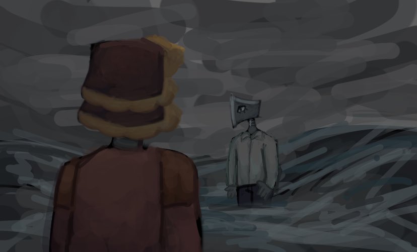 gr4veyaffy's tweet photo. Wooday 20
OMGOMGMY DREAM HAS BEEN REACHED... I JUST DRAW BACKGROUND BY JUST SCRIBBLING
Also drawing something desaturated, odd background, to make it all poetry or some sht when it has no meaning at all๐
#TTCC #Toontowncorporateclash #chiprevvington #Chainsawconsultant #cogoc https://t.co/rfUq1dynEl