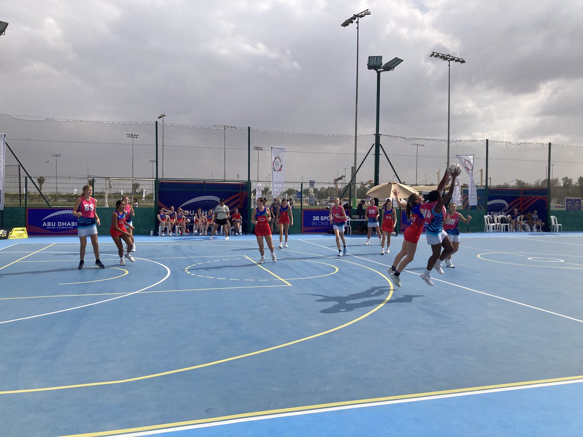 Some great action from the girls netball yesterday at the 2024 Abu Dhabi World Schools festival