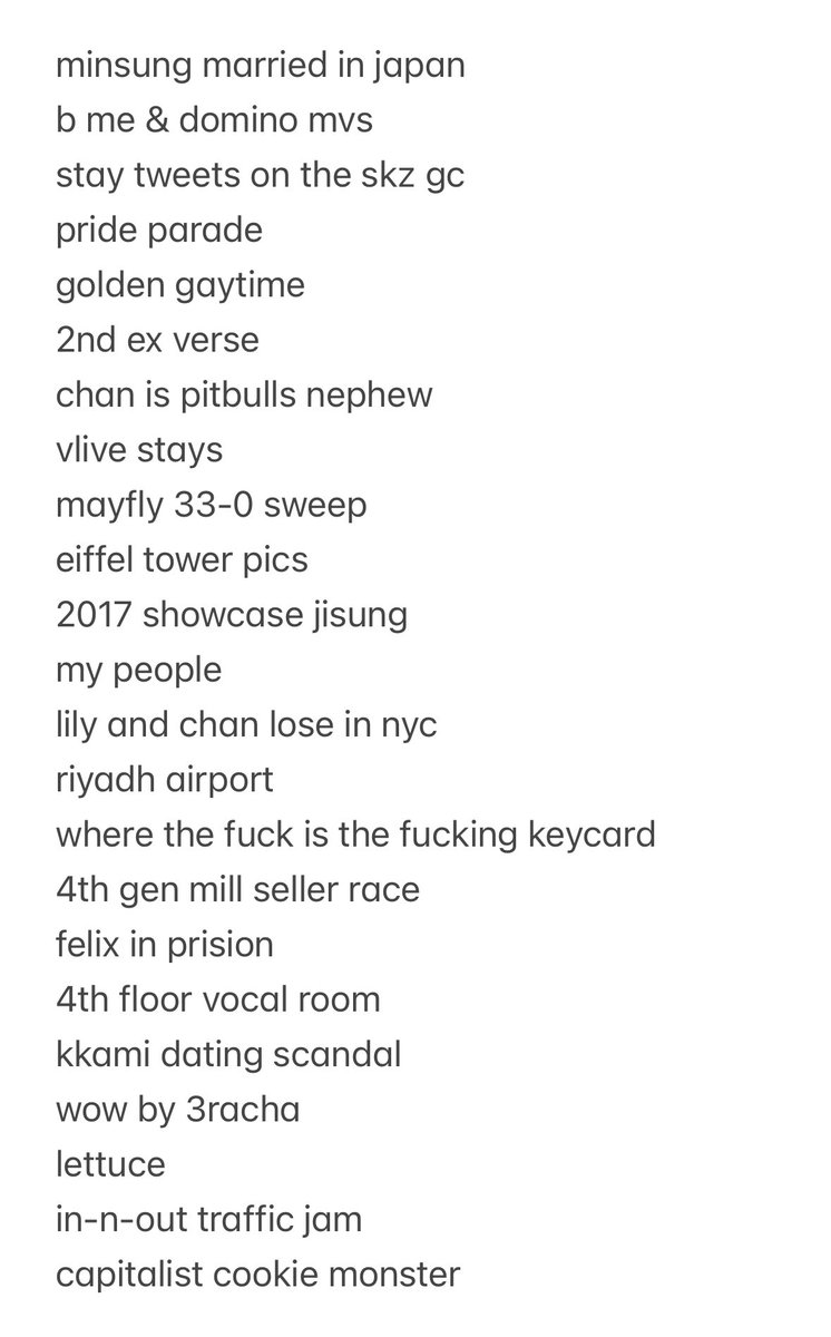 seungscience's tweet photo. made a list of things i think baby stays need to know abt to comprehend our struggles and organizational culture https://t.co/fi3MOkJuEs