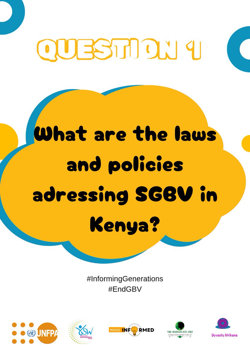 Niko Informed (@nikoinformed) on Twitter photo QUESTION ONE
#InformingGenerations #EndGBV
<a href="/UNFPAKen/">UNFPA Kenya</a> <a href="/YSW_Kenya/">YSW_ Kenya</a> <a href="/MadvocateCbo/">The Madvocate CBO</a> <a href="/DyvasityAfrikan/">DYVASITY AFRIKANA</a> QUESTION ONE
#InformingGenerations #EndGBV
<a href="/UNFPAKen/">UNFPA Kenya</a> <a href="/YSW_Kenya/">YSW_ Kenya</a> <a href="/MadvocateCbo/">The Madvocate CBO</a> <a href="/DyvasityAfrikan/">DYVASITY AFRIKANA</a>