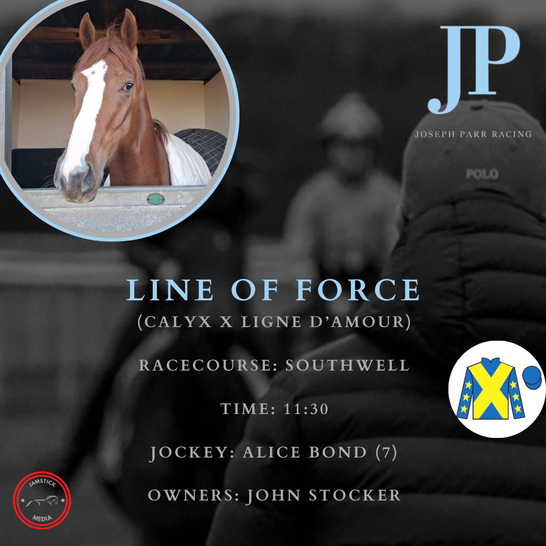 Joseph Parr (@parrracing) on Twitter photo Line of Force makes his first start for new connections today πͺπ½
<a href="/Alicebond1515/">Alice Bond</a> takes the ride for owner, John Stocker π΅π‘
#JPracing Line of Force makes his first start for new connections today πͺπ½
<a href="/Alicebond1515/">Alice Bond</a> takes the ride for owner, John Stocker π΅π‘
#JPracing