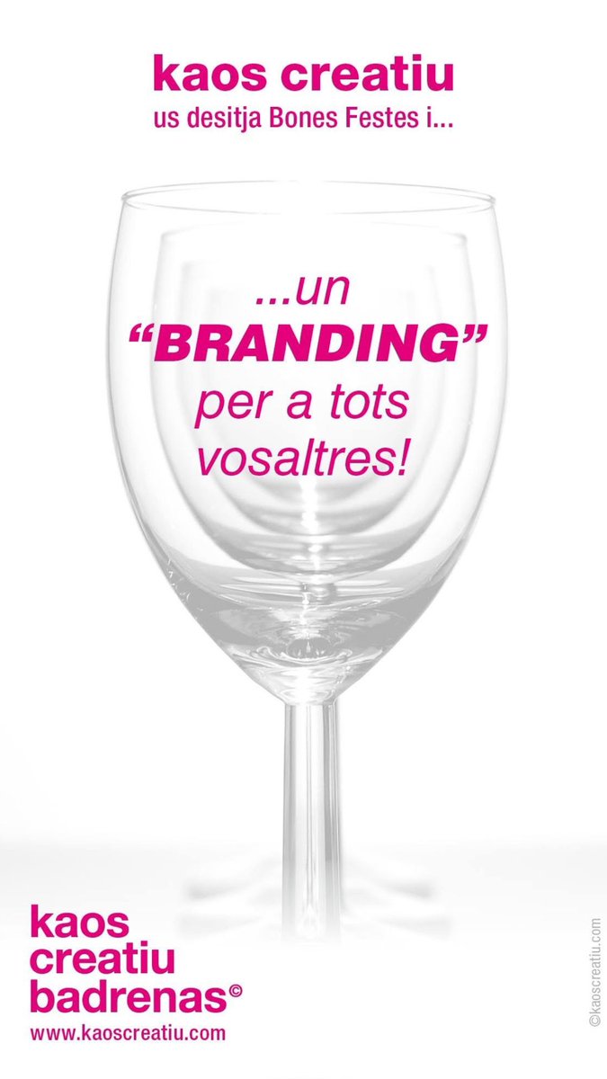 Kaos Creatiu us destitja Bones Festes i feliç 2025. Un "branding" per tots vosaltres. 🥂🎄💫

#BonNadal #FelizNavidad #MerryChristmas #kaosCreatiu #Branding