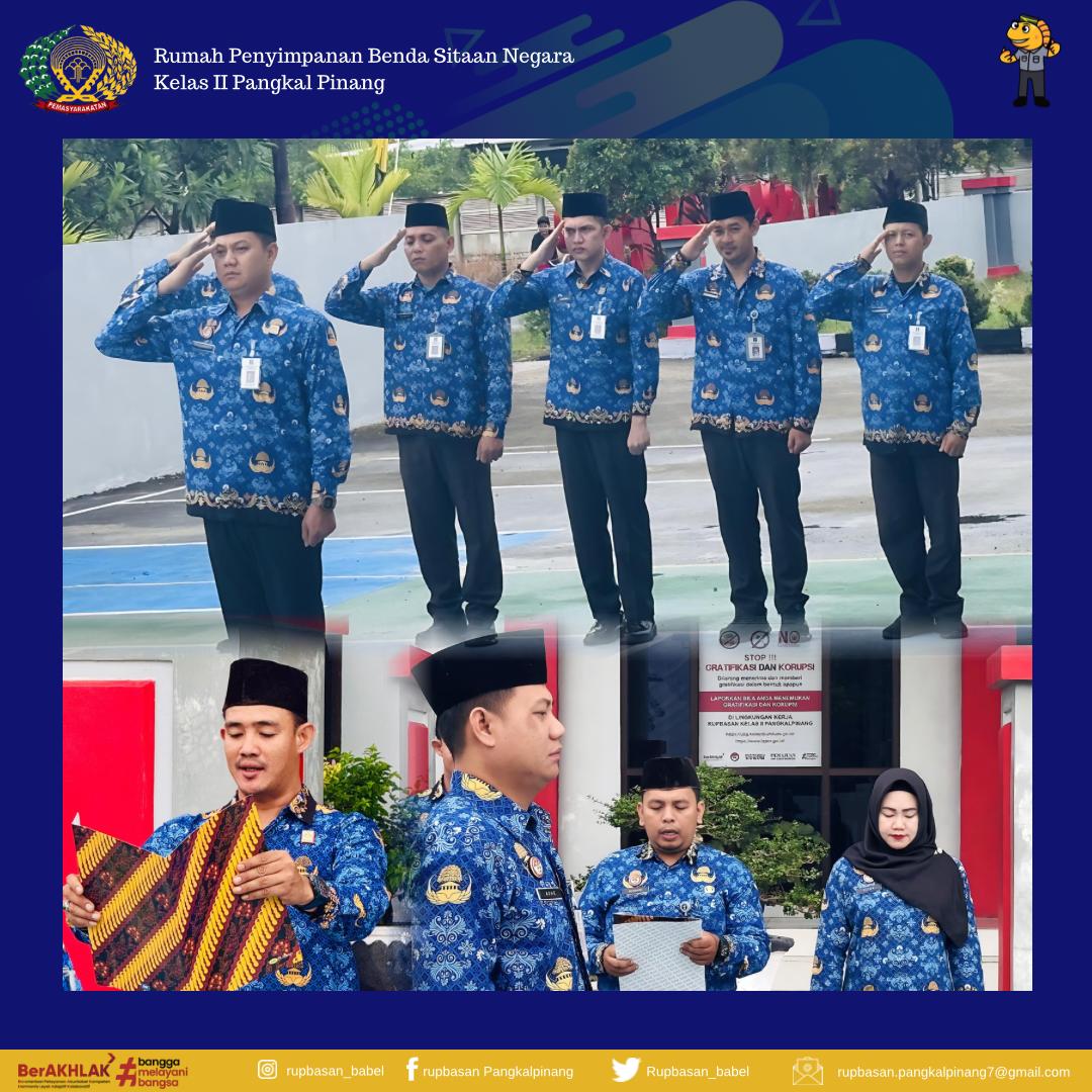 Kenang Perjuangan Pahlawan, Rupbasan Pangkalpinang Gelar Upacara Bela Negara

HUMAS RUPBASAN PANGKALPINANG
Baca selngkapnya di: …pbasanpangkalpinang.kemenkumham.go.id

#Kemenimipas
#rupbasanbabel
#rupbasanpangkalpinang