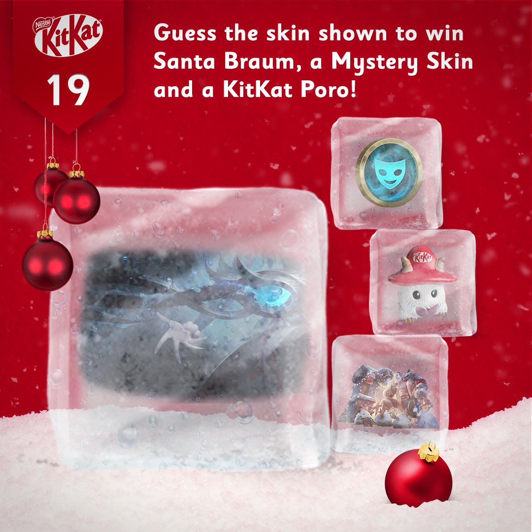KITKATGaming's tweet photo. Day 19 of Koro’s Snowy Sweepstakes! 🍫

Can you guess the skin? 🤔

To win simply follow @KITKATGaming, like &amp; retweet this post and comment the correct answer!

#SnowySweepstakes #Giveaway https://t.co/3Icgp9CndX