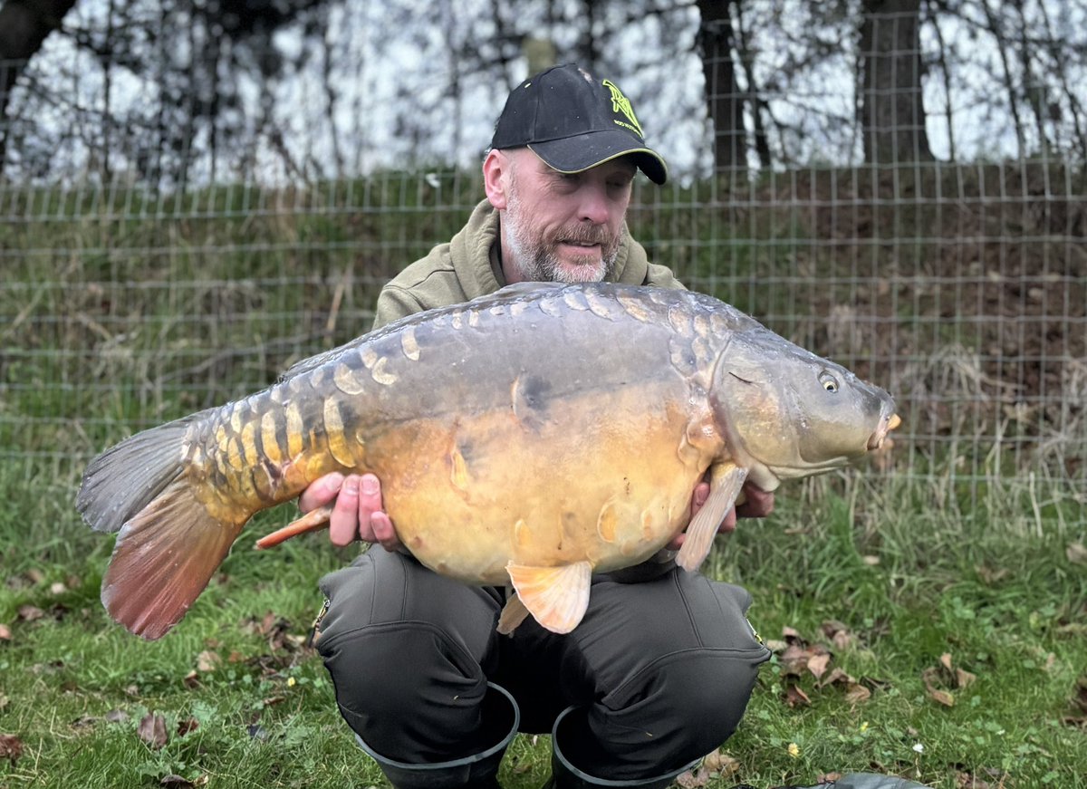 What a way to end a 6-week blanking spell! 24lbs mirror carp got my most recent 48-hour session off to a great start #fishing #carpfishing #carp