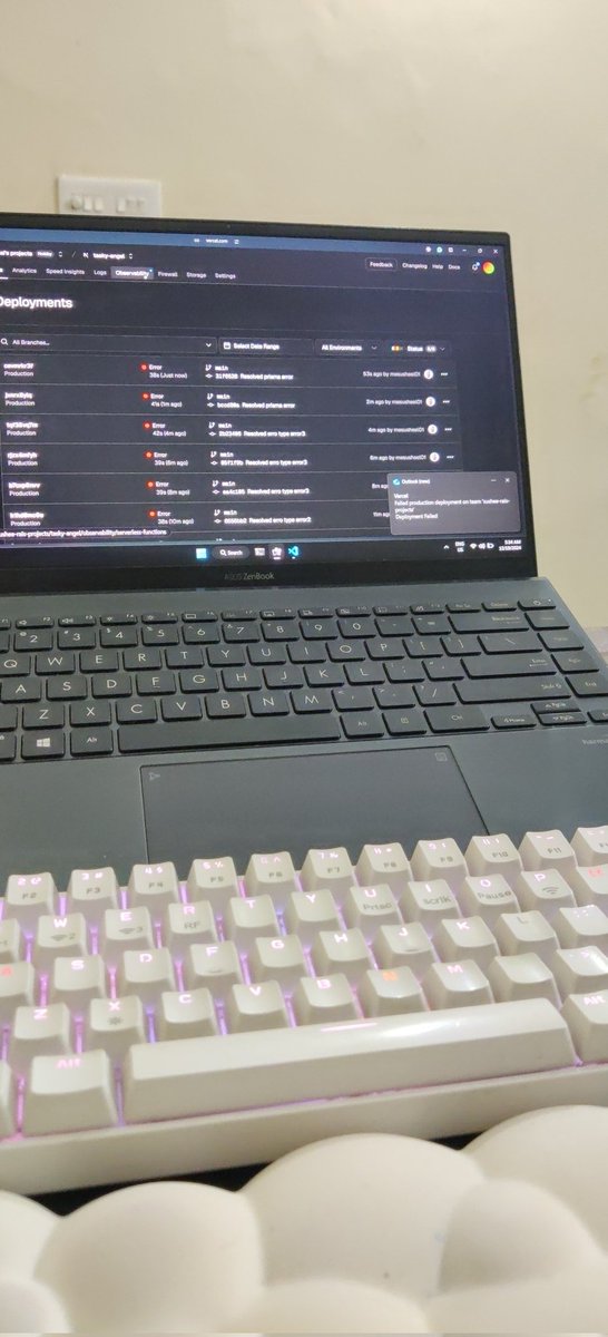 SusheelRai58945's tweet image. Night doesn't feel like:
• A client asked me to design a #webpage
• I just have learned next.js so started a project in that.
• Coded the backend with #postgresSql and prisma
• Designed a beautiful UI on #figma
• Coded the frontend and now facing #issues with #deployment