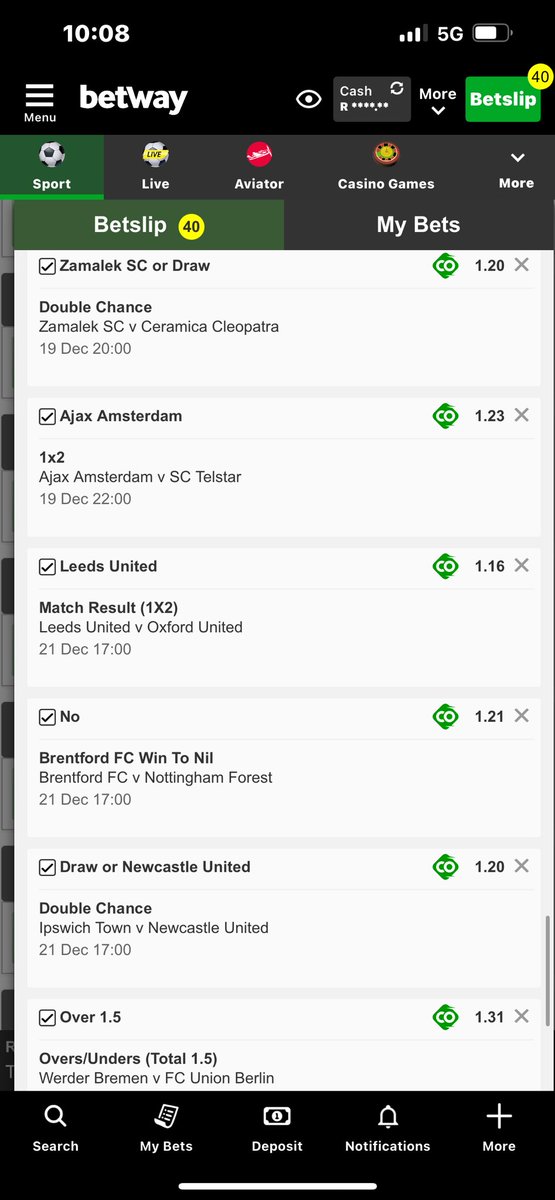 Twince8l_M's tweet photo. Second 🚆 🐍🐍1.8k odds let’s go I just placed a bet with Betway. Tap here to copy my bet or search for this booking code in the Multi Bet betslip X88925D10 https://t.co/iGBiRO66uZ https://t.co/f9krMZtEjH
