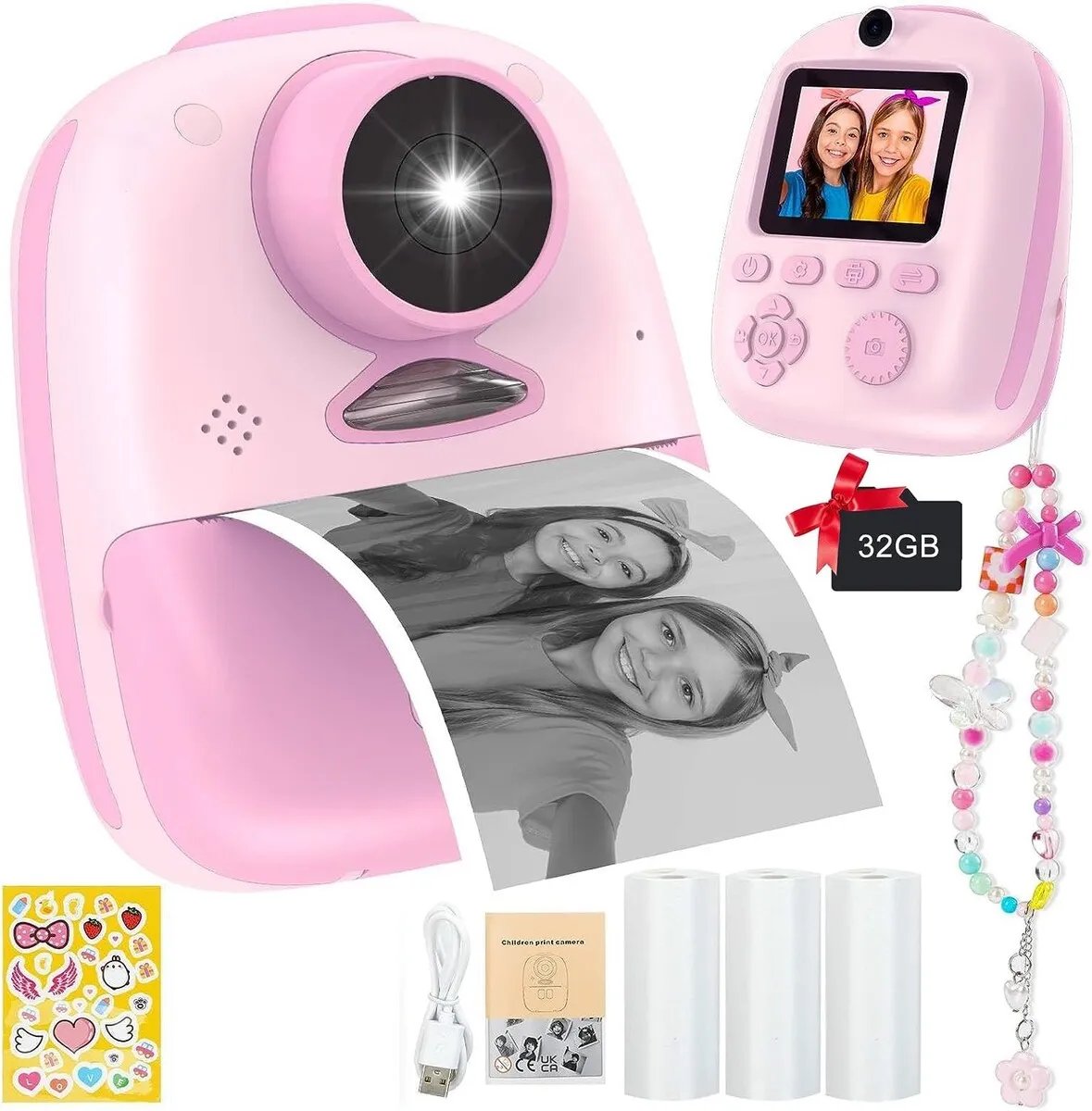 CrazySalesAus's tweet image. Instant Print Camera 1080P Dual Front Rear Digital with 3 Rolls of Photo Paper Gifts for Kids 3+
Now: $49.99 bit.ly/3Pa63Rr
#instantprints #printcamera #digitalcamera #paperprinting #giftforkid