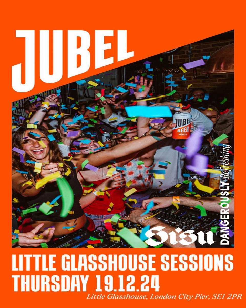 My final gig of the year  Thurs 19th Dec for the Sisu takeover of the Jubel Little Glasshouse Sessions at Little Glasshouse, London Pier SE1 2PR, near London Bridge on the South Bank of the river. 

Set time is 6 to 7pm. 
Then 7pm it's @toraighw, 
8pm Rosy Ross 
&amp; 9pm Iyesha