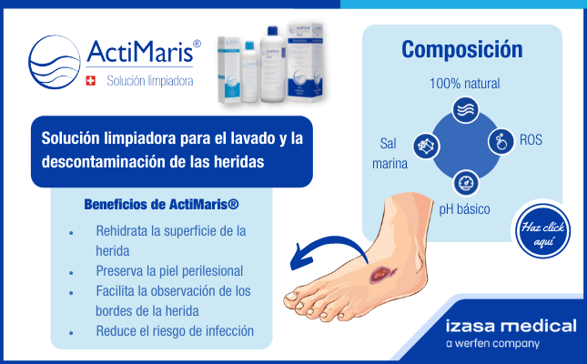 Ulcerasnet's tweet photo. 🔬 Actimaris no solo usa sal marina, sino que lo hace en la cantidad y formulación precisa para que sea seguro y eficaz para la piel 🩹✨
 #seguroyeficaz #actimaris #somosmuysalados @IzasaMedical 
Info en https://t.co/f6TQrWAVCq https://t.co/d986usdp1U