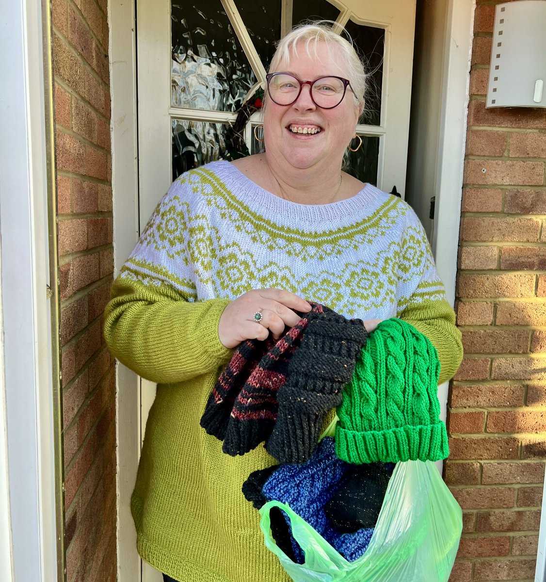 We meet a few people who need the love given by a knitted hat! Such a simple thing can make all the difference if you life on the street.

Thank you Sarah from Broughton who has given us another bag full of these gifts of love and warmth ❤️

#helpthehomeless #homelessness