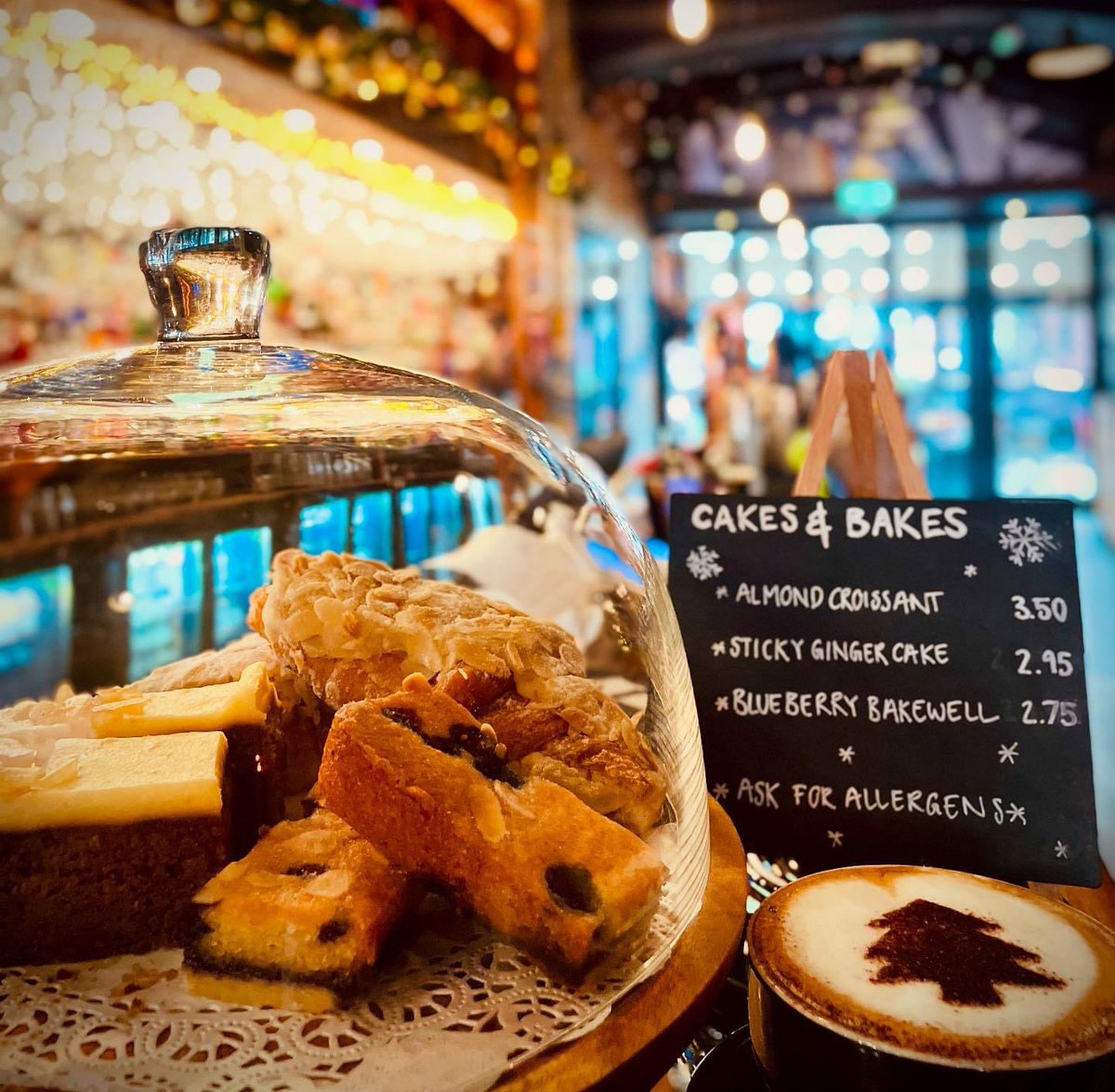Whether you’re out Christmas shopping, or looking for a cosy venue to enjoy #barista served #coffee and freshly made food, then look no further, #Manchester 
#supportlocal #familybusiness