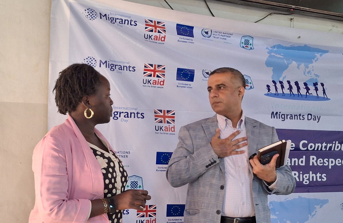 animuathiei's tweet image. 📍 Samani Hall -@uojuba
Moments from #InternationalMigrantsDay🇸🇸 Grateful for strategic partnerships that advance the shared vision of safe,regular &amp;amp;dignified migration pathways 🙏🏿. #EveryStep #RegularPathways #DurableSolutions 

.@ProfRobertMK .@alaak_atemyayat @UNmigration