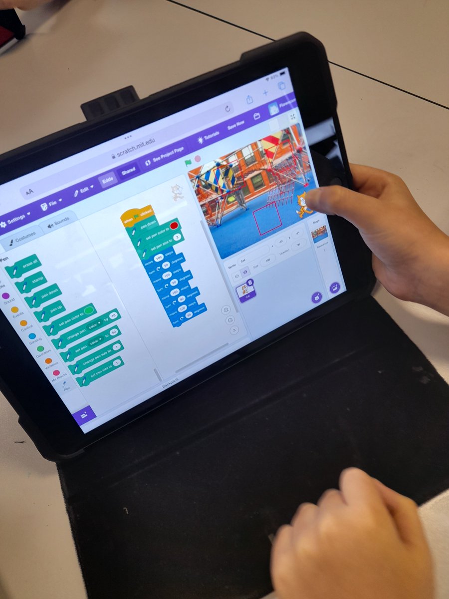 This half term #flomellyyear4  looked at how to use forever loops in Scratch. Children recapped the basics of how to use Scratch and looked at how to use loops to create programs, from drawing shapes to getting Sprites to change costumes #flomellycomputing
<a href="/Flomellynews/">Florence Melly Community Primary School</a>