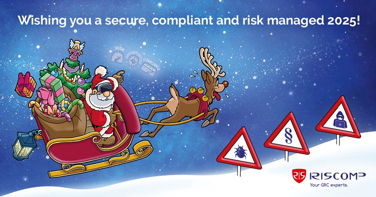 RiscompSAPGRC's tweet image. Thanks to all our customers, partners, and SAP for an incredible year! 🎉

We wish you a secure, compliant, and risk-managed 2025, filled with success, inspiration, and growth! 🚀
Happy Holidays and a prosperous New Year!

#HappyNewYear #SAPPartner #RiscompSAPG #SAPInnovation