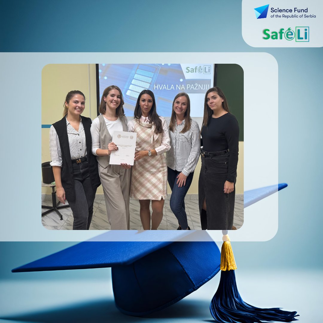 safeLi_project's tweet photo. ๐๐ Proud to share that our master student Ana Mitroviฤ has successfully defended her Master thesis, based on a research project - ๐๐๐๐๐ฟ๐ - ๐๐ข๐๐๐๐ ๐๐ฆ ๐กโ๐ ๐๐๐๐๐๐๐ ๐น๐ข๐๐ ๐๐ ๐กโ๐ ๐
๐๐๐ข๐๐๐๐ ๐๐ ๐๐๐๐๐๐.
#safeLi #fondzanauku #promis2023 https://t.co/xo255Ud6jl
