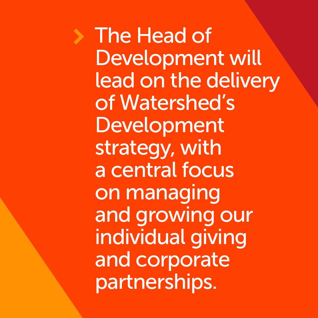 Are you our new Head of Development? Come join our lovely team.

watershed.co.uk/jobs-opportuni…
