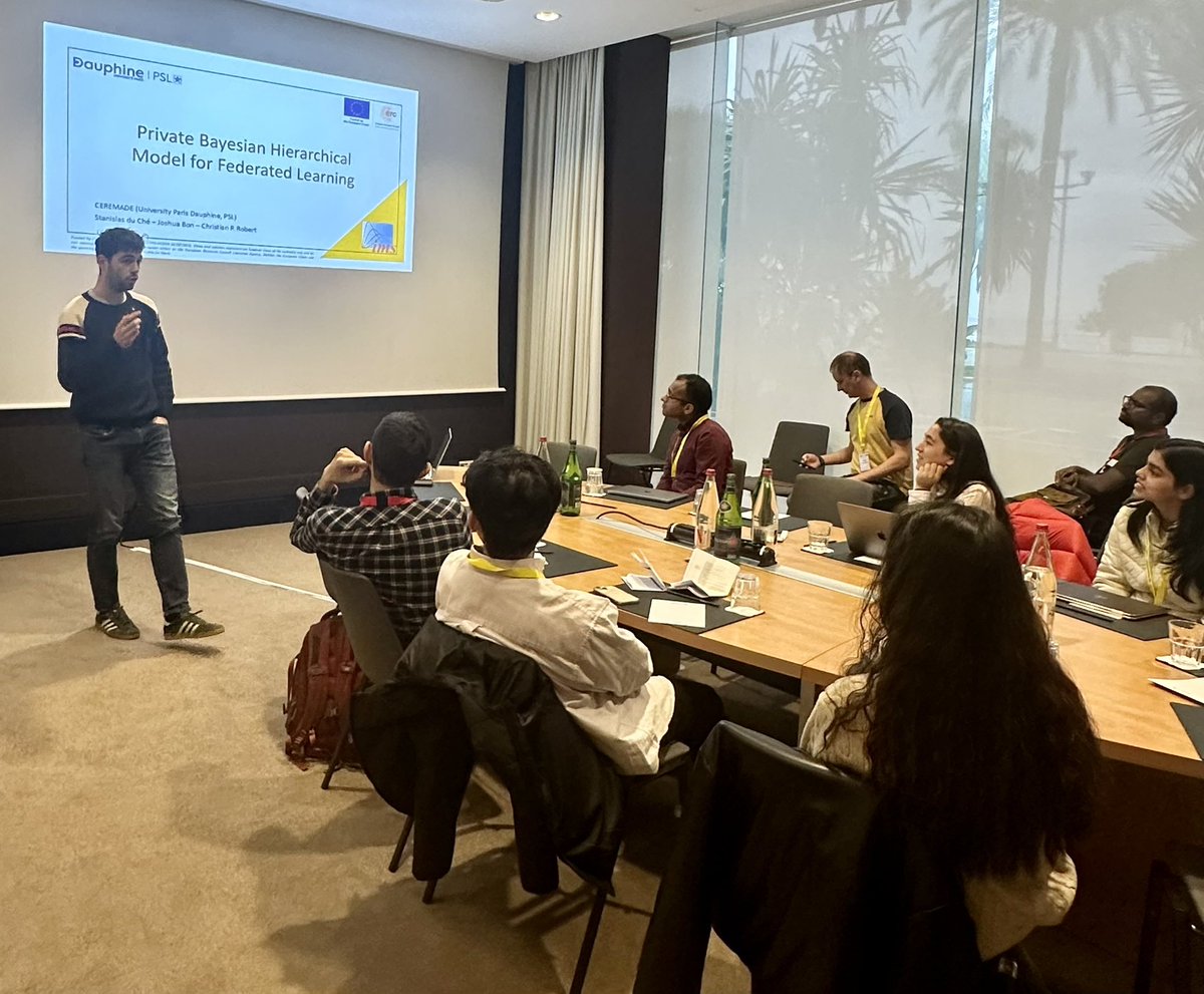 InstMathStat's tweet photo. Student travel award session at #ICSDS2024 https://t.co/2h8sWtn2ld