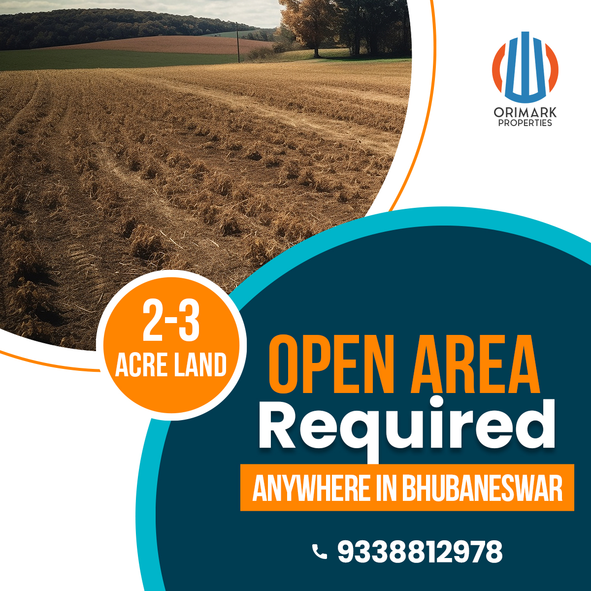 orimarkproperty's tweet photo. #OrimarkProperties is seeking 2-3 acres of #openland anywhere in Bhubaneswar. If you own a piece of land and are interested in leasing or selling, we’d love to hear from you! Let’s work together to turn your land into an exciting opportunity.

Contact us today at 9338812978 https://t.co/7bexIHek3w