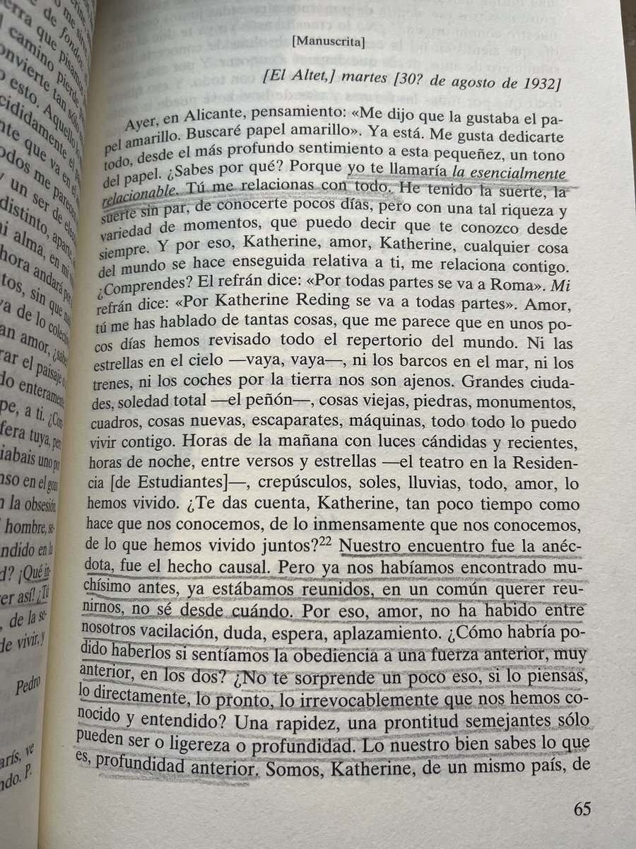 laura_rambla's tweet photo. Pedro Salinas, CARTAS A KATHERINE WHITMORE https://t.co/o01Eukd662