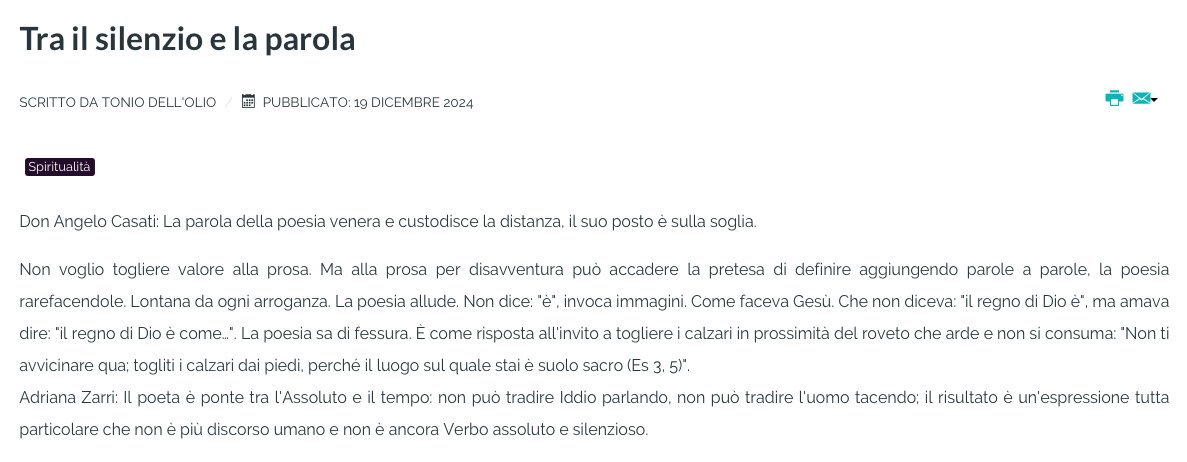 #Mosaicodeigiorni  Il poeta è ponte tra l'Assoluto e il tempo: non può tradire Iddio parlando, non può tradire l'uomo tacendo <a href="/maurobiani/">Mauro Biani</a> <a href="/nelloscavo/">nello scavo</a> <a href="/luciacapuzzi1/">Lucia Capuzzi</a> <a href="/LucaM1978/">Luca da Baskerville</a> <a href="/BSalvarani/">Brunetto Salvarani</a> <a href="/donmarcelloc/">Don Marcello Cozzi</a>  
mosaicodipace.it/index.php/rubr…