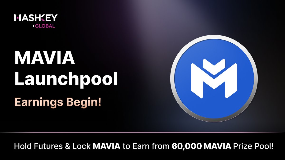 HashKey_Global's tweet image. 📢 HashKey Global $MAVIA Launchpool Earnings Begin! @MaviaGame

💎 Hold futures or lock $MAVIA to earn from 60,000 $MAVIA prize pool! 👉 Join now bit.ly/3ZSEq5L

📈 Trade $MAVIA/USDT now 👉 global.hashkey.com/en-US/spot/MAV…

📷 Showcase your APR to win 4 $MAVIA! Be among the first…