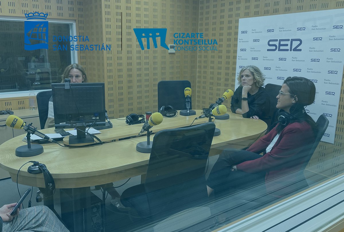 Donostiako Gizarte Kontseiluaren Sariaren hirugarren edizioko diplomak banatu eta astebetera, <a href="/RadioSnSn/">Radio San Sebastián</a> kateak topaketa bat antolatu du aurtengo hiru proiektu finalistei ahotsa emateko.
👉labur.eus/DapWa
_
#gizartekontseiluarensaria #dssgizartekontseilua