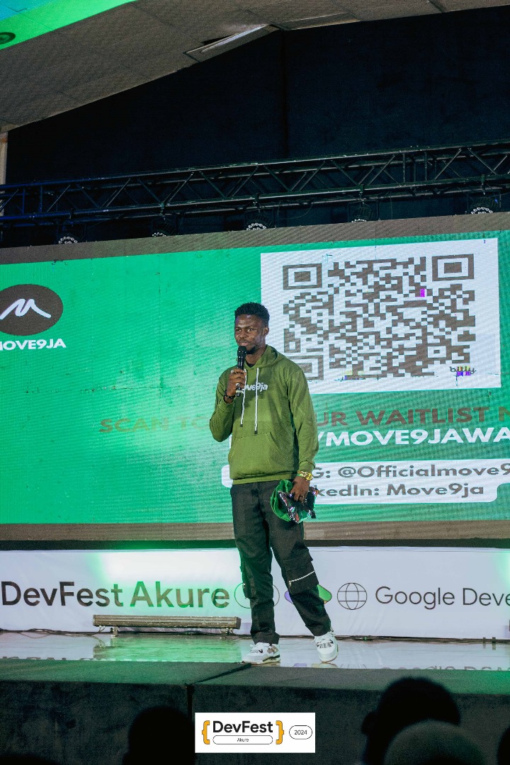WiaMove's tweet photo. Few days ago, we exhibited as a sponsor at #DevfestAkure2024, hosted by @gdg_akure at the OSDPC Hall, Ijapo Estate.
It was a great moment for us to preach the amazing offers of Move9ja to ~400 people physically, asides the hundreds of people we reached virtually. https://t.co/oruVtYzkAc