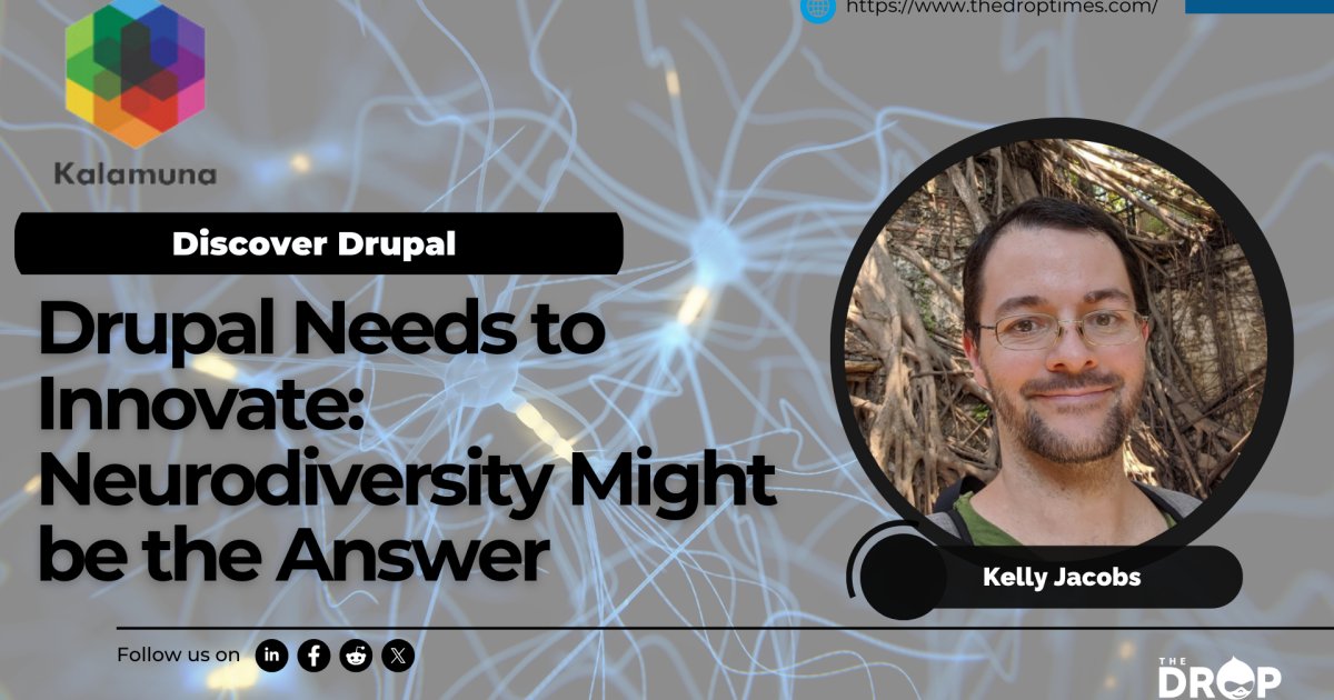 🤯 "Who will it take to evolve #Drupal?" Kelly Kacobs of <a href="/kalamuna/">Kalamuna</a> highlights the power of neurodivergent talent to drive innovation. From logic &amp; pattern recognition to out-of-the-box thinking, their strengths could shape Drupal's future. #Inclusion  bit.ly/4gFs06F