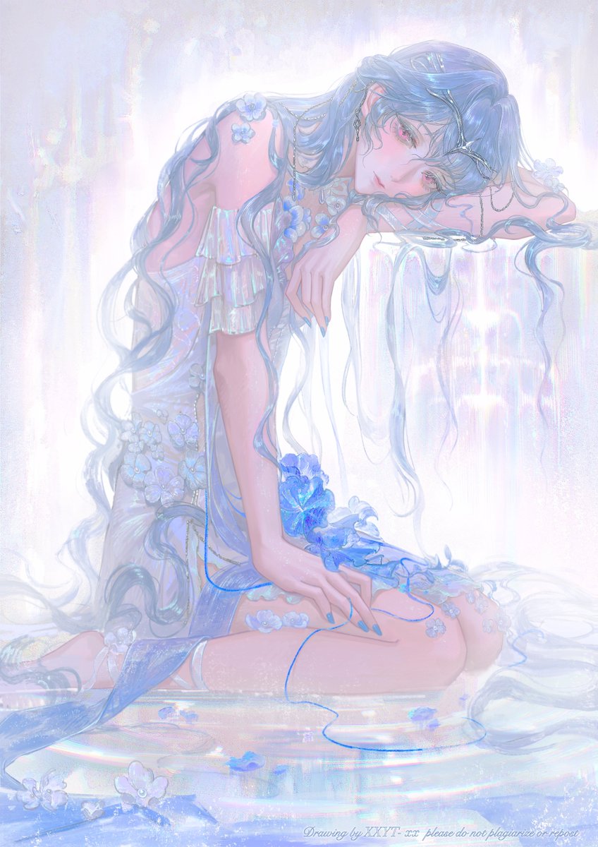 💧湖心的蓝色喷泉⛲

#PathtoNowhere   #无期迷途   #무기미도  #哈梅尔 #hamel