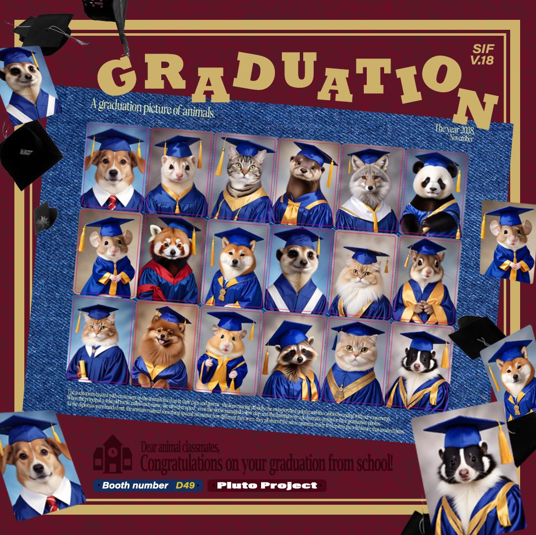 Plutoproject06's tweet photo. [D49] SIF V.18 
일정 : 12.26 ~ 29 
장소 : 코엑스 1층 B홀 
부스 : D49

🪐 New Product Info : Graduation https://t.co/52ZY4zguq5